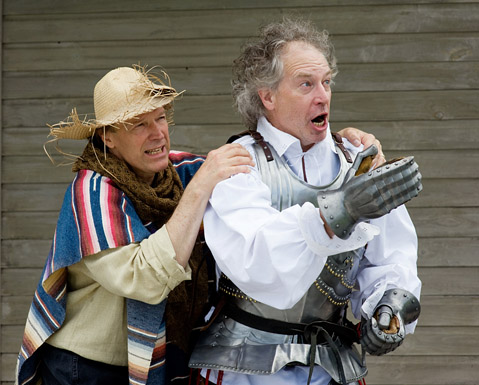 David Neal as Sancho and Steve Stull as Don Quixote