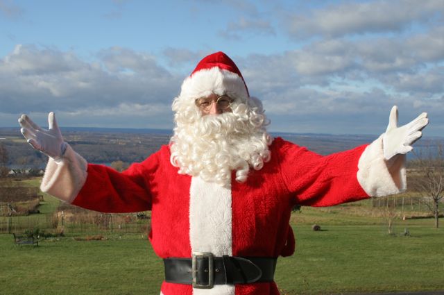 Santa in Ithaca