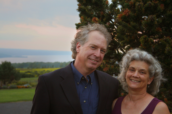 Artistic Directors Steven Stull and Jeanne Goddard at the CRS Barn Studio