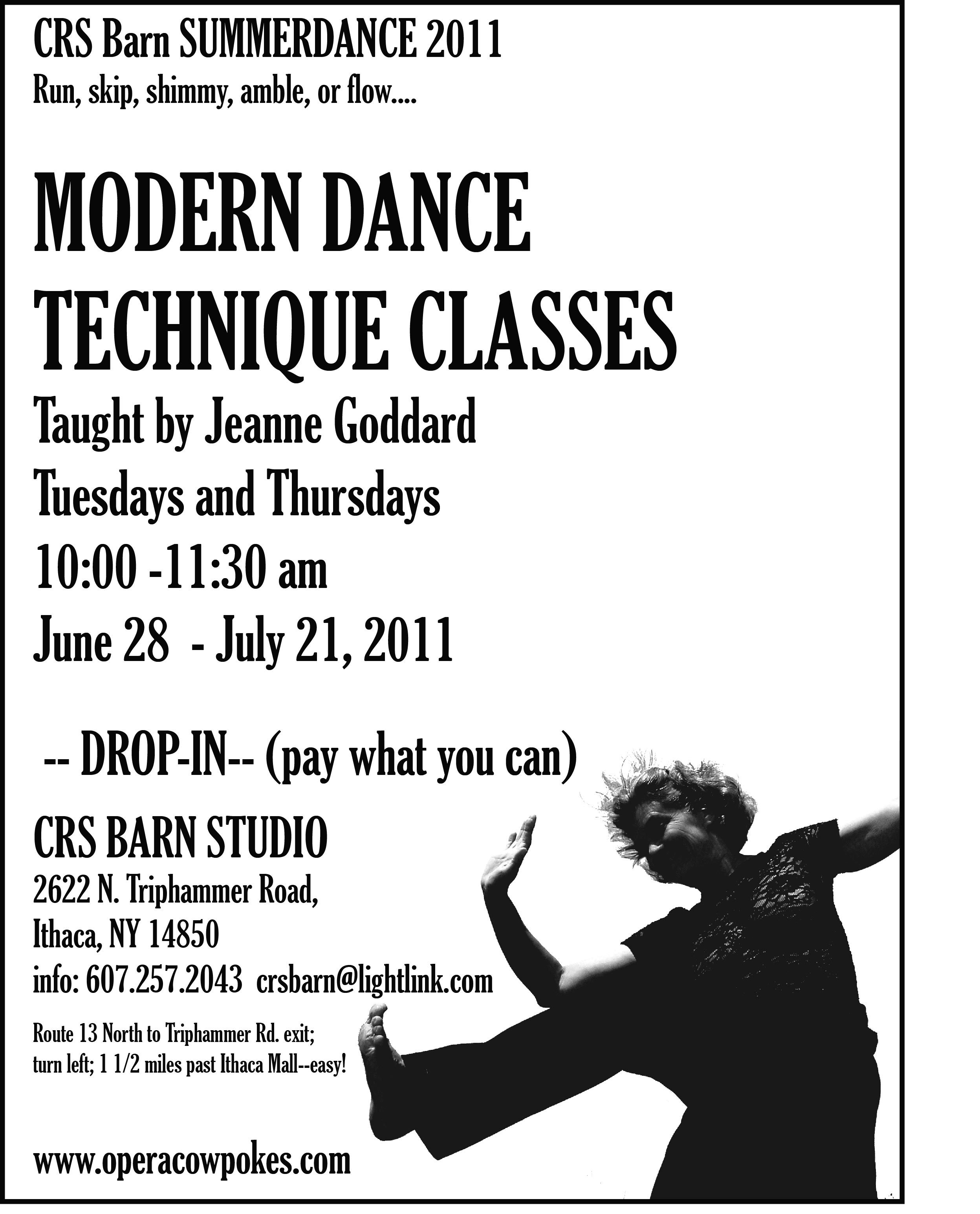 dance class poster